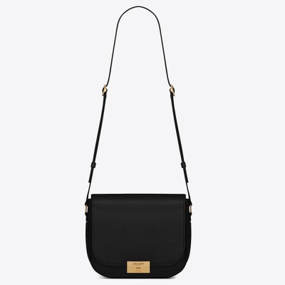 Saint Laurent Betty Satchel In Black Smooth Leather YSLBS81075