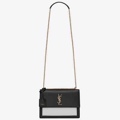 Saint Laurent Bi-color Sunset Medium Calfskin Bag YSLBS81343