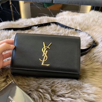 Saint Laurent Black Kate Belt Bag YSLBS81016