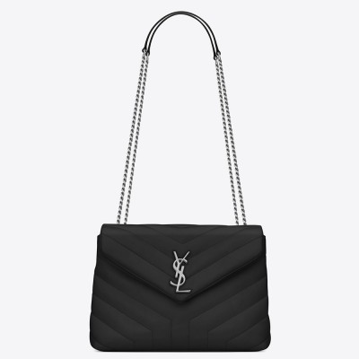 Saint Laurent Black Small Loulou Chain Bag YSLBS81077