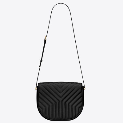 Saint Laurent Joan Satchel In Black Y Quilted Leather YSLBS81294