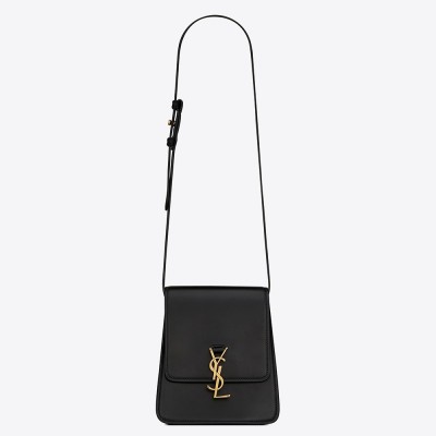 Saint Laurent Kaia North South Bag In Black Leather YSLBS81296