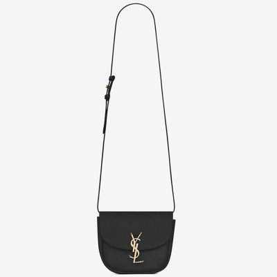 Saint Laurent Kaia Small Satchel Bag In Black Calfskin YSLBS81081