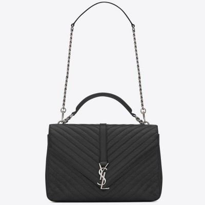 Saint Laurent Large Black College Shoulder Bag YSLBS81071