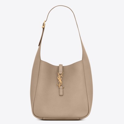 Saint Laurent Le 5 a 7 Soft Small Shoulder Bag in Beige Leather YSLBS81300