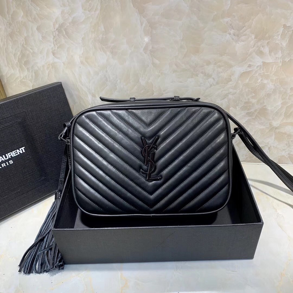 Saint Laurent Lou Camera All Black Bag YSLBS81155