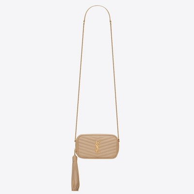 Saint Laurent Lou Mini Bag In Powder Grained Leather YSLBS81165