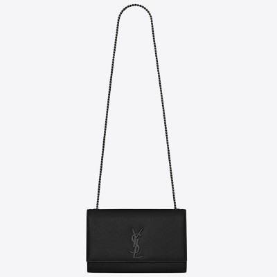 Saint Laurent Medium Kate All Black Shoulder Bag YSLBS81132