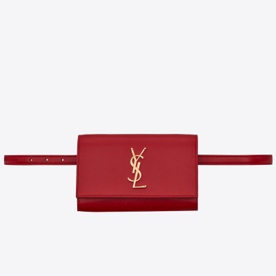 Saint Laurent Red Kate Belt Bag YSLBS81026