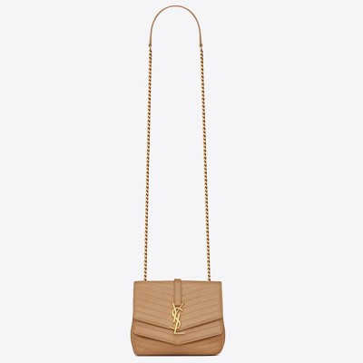 Saint Laurent Small Sulpice Bag In Beige Matelasse Leather YSLBS81220