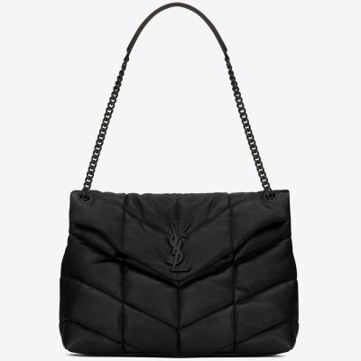 Saint Laurent So Black Loulou Puffer Medium Bag YSLBS81203