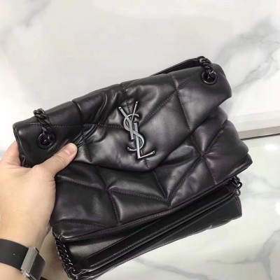 Saint Laurent So Black Loulou Puffer Small Bag YSLBS81204