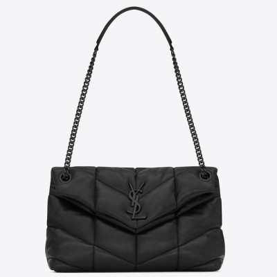 Saint Laurent So Black Loulou Puffer Small Bag YSLBS81204