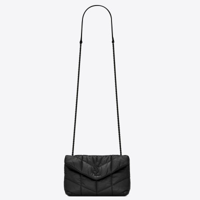 Saint Laurent So Black Loulou Puffer Toy Bag In Lambskin YSLBS81205