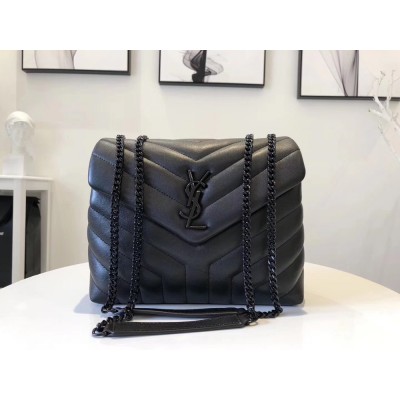 Saint Laurent So Black Loulou Small Shoulder Bag YSLBS81206