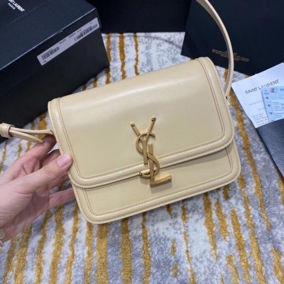 Saint Laurent Solferino Small Bag In Beige Calfskin YSLBS81336