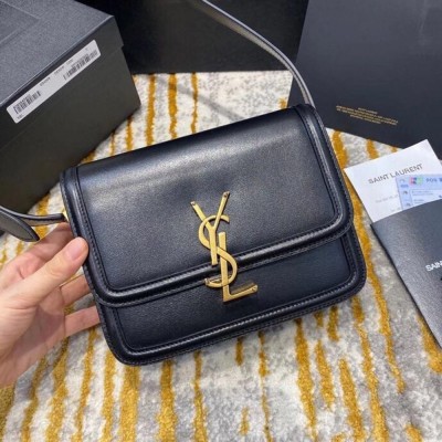 Saint Laurent Solferino Small Bag In Black Calfskin YSLBS81337