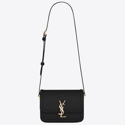 Saint Laurent Solferino Small Bag In Black Calfskin YSLBS81337