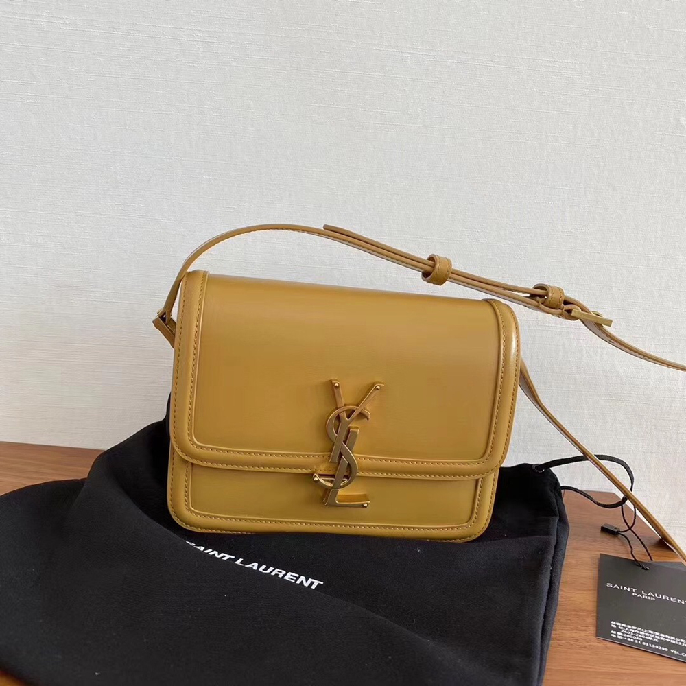 Saint Laurent Solferino Small Bag In Brown Calfskin YSLBS81338