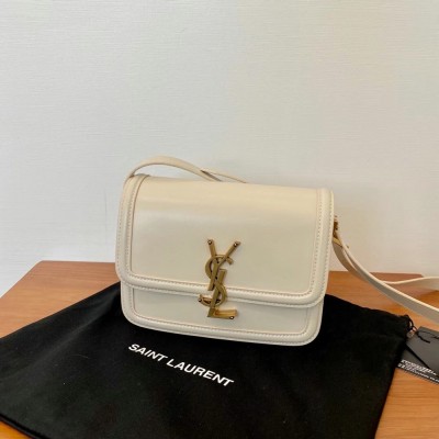 Saint Laurent Solferino Small Bag In White Calfskin YSLBS81342