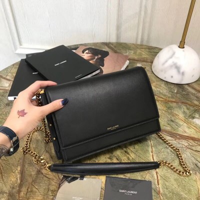 Saint Laurent Zoe Bag In Black Calfskin YSLBS81101