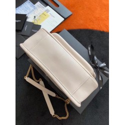 Saint Laurent Baby Niki Bag In White Lambskin YSLBS81011