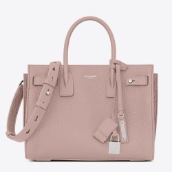 Saint Laurent Baby Sac de Jour Souple Bag In Nude Grained Leather YSLBS81017