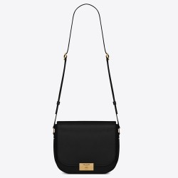 Saint Laurent Betty Satchel In Black Smooth Leather YSLBS81022