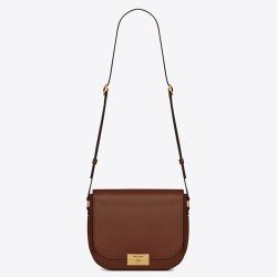 Saint Laurent Betty Satchel In Camel Smooth Leather YSLBS81023