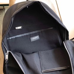 Saint Laurent Black City Backpack With Pocket Patch YSLBS81027