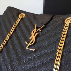 Saint Laurent Black Monogram Tote Bag YSLBS81038