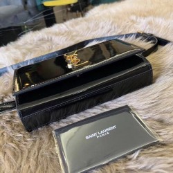 Saint Laurent Black Patent Kate Belt Bag YSLBS81039