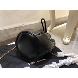 Saint Laurent Black Talitha Small Bucket Bag YSLBS81043