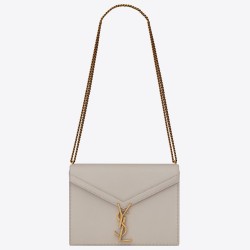 Saint Laurent Blanc Cassandra Monogram Clasp Bag YSLBS81047