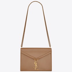 Saint Laurent Camel Cassandra Monogram Clasp Bag YSLBS81054