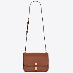 Saint Laurent Carre Satchel Bag In Brick Leather YSLBS81058