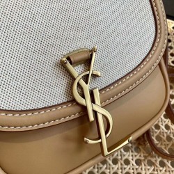 Saint Laurent Kaia Small Bag In Canvas and Leather YSLBS81111