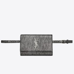 Saint Laurent Kate Belt Bag In Lame Leather YSLBS81119