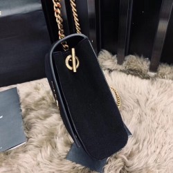 Saint Laurent Kate Medium Reversible Black Bag YSLBS81121