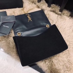 Saint Laurent Kate Medium Reversible Black Bag YSLBS81121