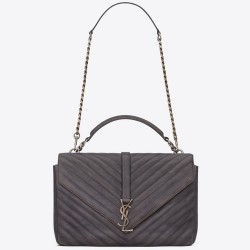 Saint Laurent Large Grey College Shoulder Bag YSLBS81128