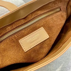 Saint Laurent Le 5 a 7 Hobo Bag In Brown Leather YSLBS81152