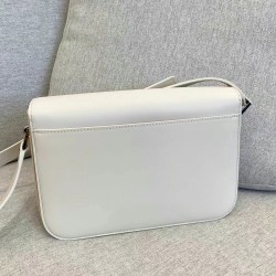 Saint Laurent Le Pave Bag In White Calfskin YSLBS81175