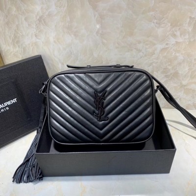 Saint Laurent Lou Camera All Black Bag YSLBS81180