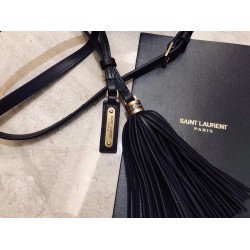 Saint Laurent Lou Camera Bag In Black Matelasse Leather YSLBS81182