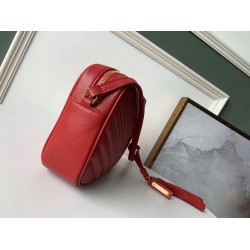 Saint Laurent Lou Camera Bag In Red Leather YSLBS81185