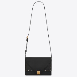 Saint Laurent Margaux Satchel In Black Leather YSLBS81229