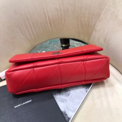 Saint Laurent Medium Jamie Bag In Red Patchwork Leather YSLBS81251