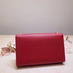 Saint Laurent Medium Kate Bag With Tassel In Red Smooth Leather YSLBS81265