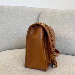 Saint Laurent Medium Niki Bag In Brown Calfskin YSLBS81274